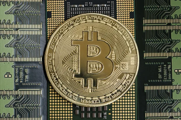Framed Print : Bitcoin Cryptocurrency Print