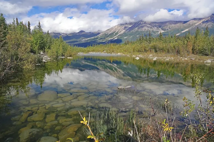 Framed Print : Crystal Clear Lake Print, Alaska Framed Print : Crystal Clear Lake Print, Alaska