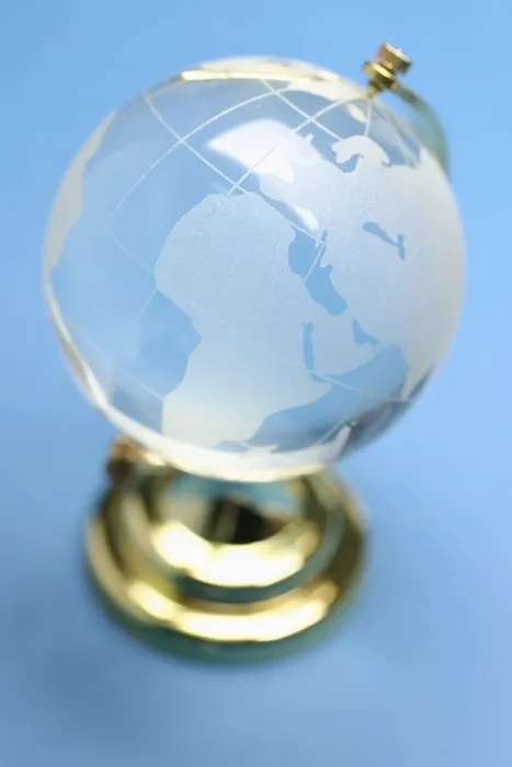 Framed Print : Crystal Deskglobe Print Framed Print : Crystal Deskglobe Print