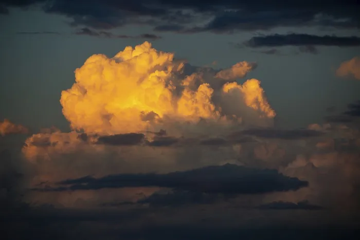 Framed Print : Cumulonimbus Thundercloud Print at Sunset Framed Print : Cumulonimbus Thundercloud Print at Sunset