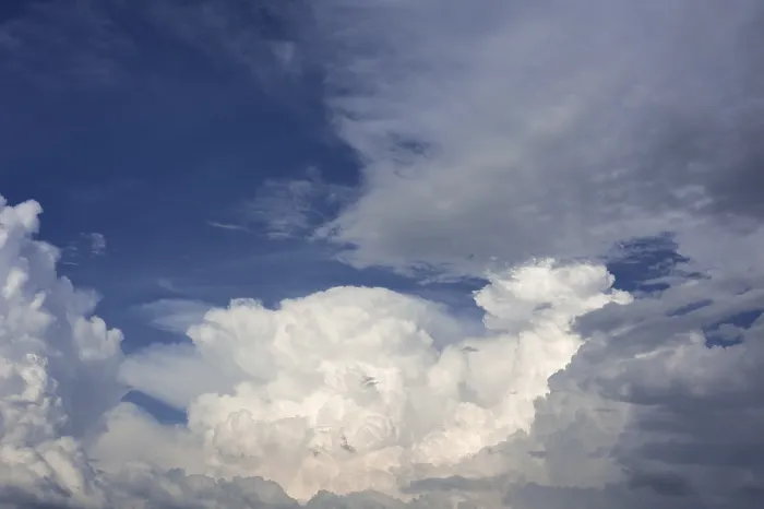 Framed Print : Cumulus Clouds Print - White Puffy Skies Framed Print : Cumulus Clouds Print - White Puffy Skies