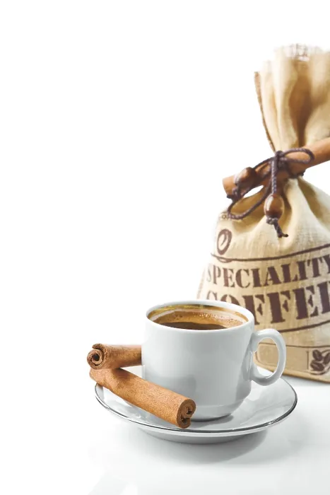 Framed Print : Coffee Print with Cup and Bag Framed Print : Coffee Print with Cup and Bag