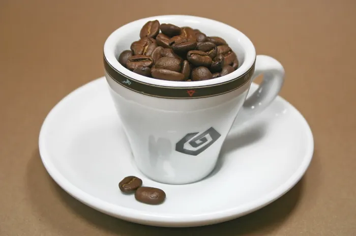 Framed Print : Coffee Bean Print: A Full Cup Framed Print : Coffee Bean Print: A Full Cup