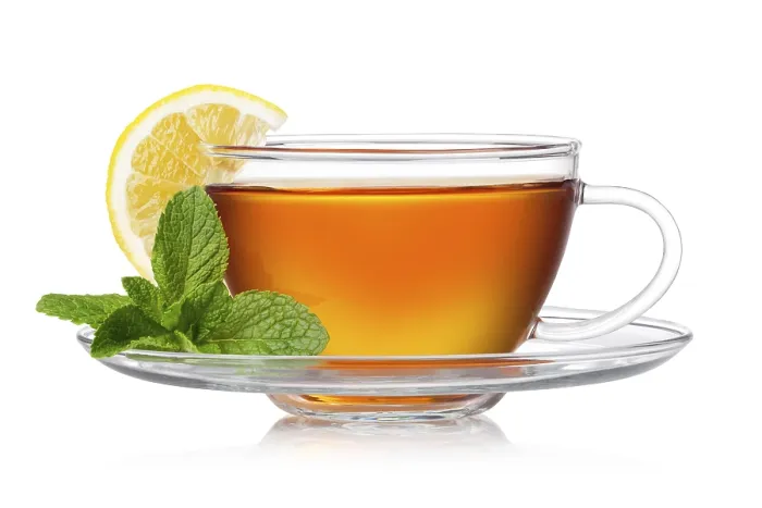 Framed Print : Cup of Tea with Mint and Lemon Print Framed Print : Cup of Tea with Mint and Lemon Print