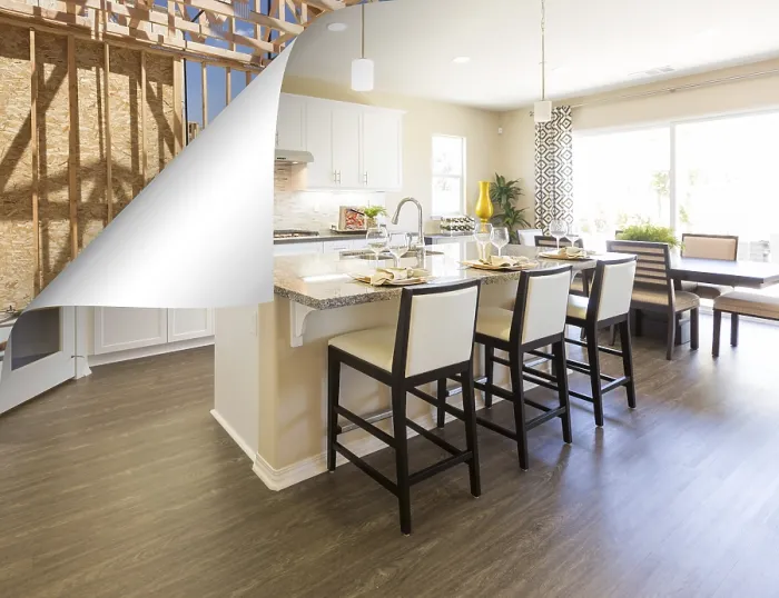 Framed Print : Custom Kitchen Print: Framing Construction Framed Print : Custom Kitchen Print: Framing Construction