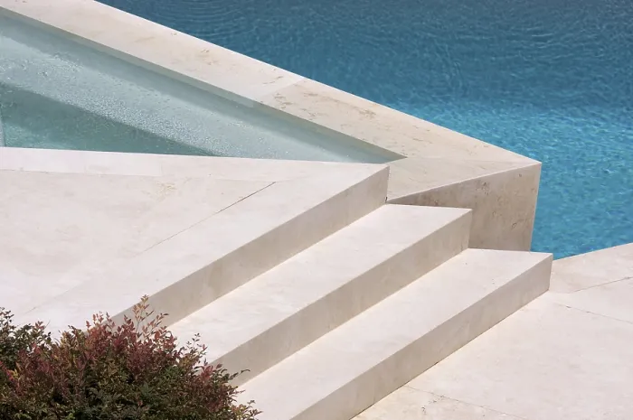 Framed Print : Luxury Pool and Steps Print Framed Print : Luxury Pool and Steps Print