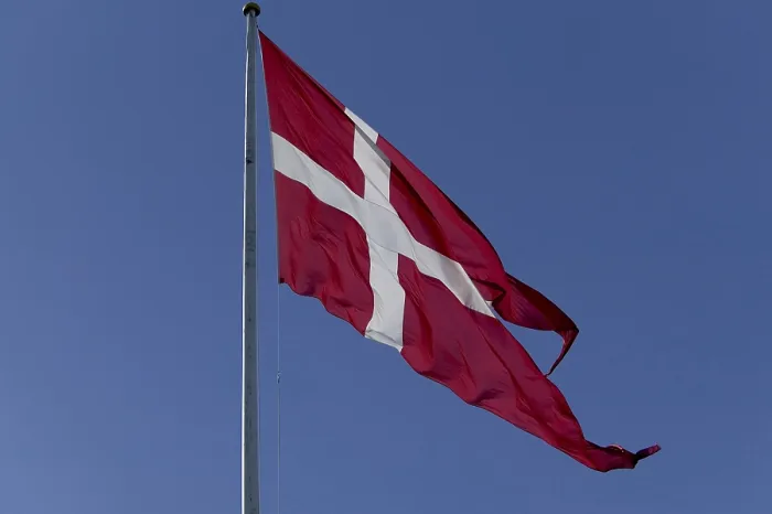 Framed Print : Danish Flag Print - Red and White Ensign Framed Print : Danish Flag Print - Red and White Ensign