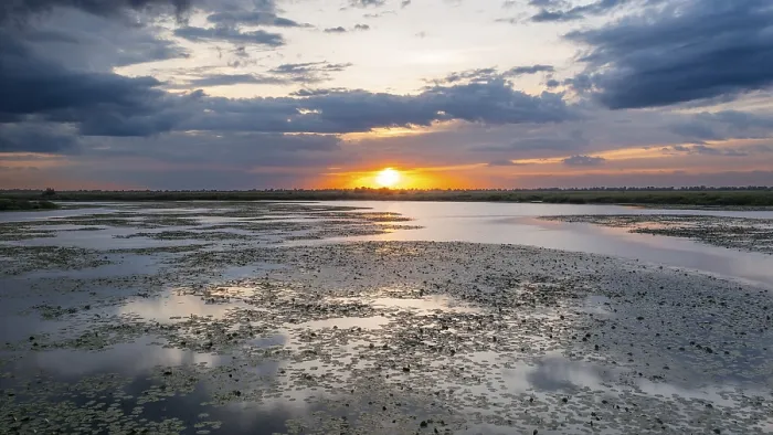 Framed Print : Danube Delta Sunset Print Framed Print : Danube Delta Sunset Print