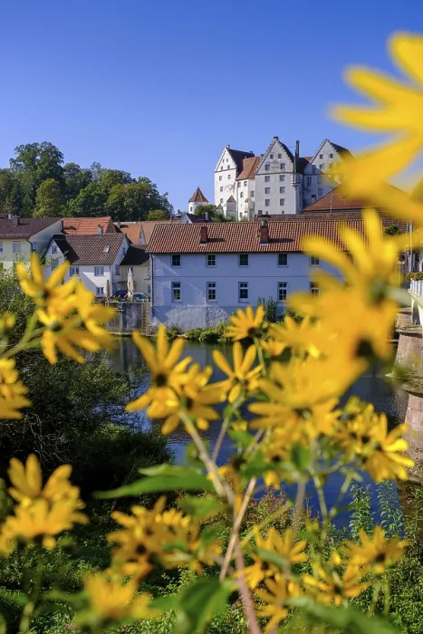 Framed Print : Danube Print with Scheer Castle, Baden-Wurttemberg, Germany Framed Print : Danube Print with Scheer Castle, Baden-Wurttemberg, Germany