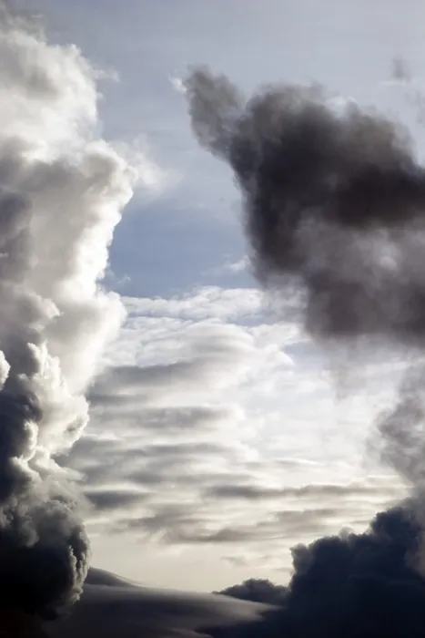 Framed Print : Dark Clouds Print by imageBROKER