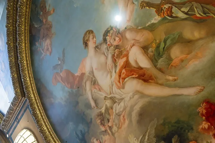 Framed Print : Decorative Ceiling Art Print: Classical Figures and Cherubs Framed Print : Decorative Ceiling Art Print: Classical Figures and Cherubs