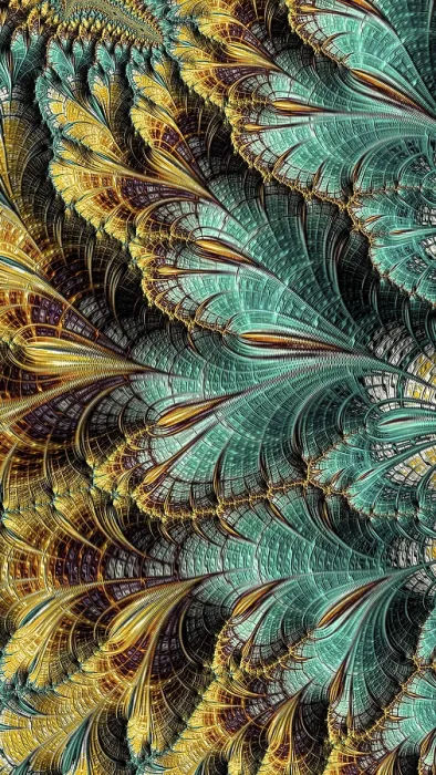 Framed Print : Decorative Fractal Background Print - Intricate Pattern Framed Print : Decorative Fractal Background Print - Intricate Pattern
