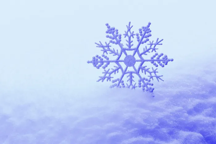 Framed Print : Decorative Snowflake in Snow Print Framed Print : Decorative Snowflake in Snow Print