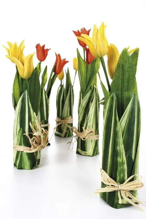 Framed Print : Decorative Tulips Print Framed Print : Decorative Tulips Print