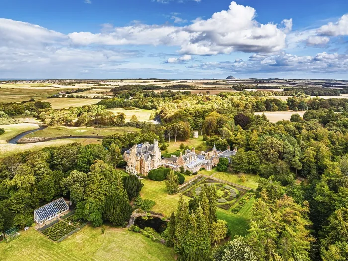 Framed Print : DefaultLuffness Castle Drone Print, Aberlady, Scotland Framed Print : DefaultLuffness Castle Drone Print, Aberlady, Scotland