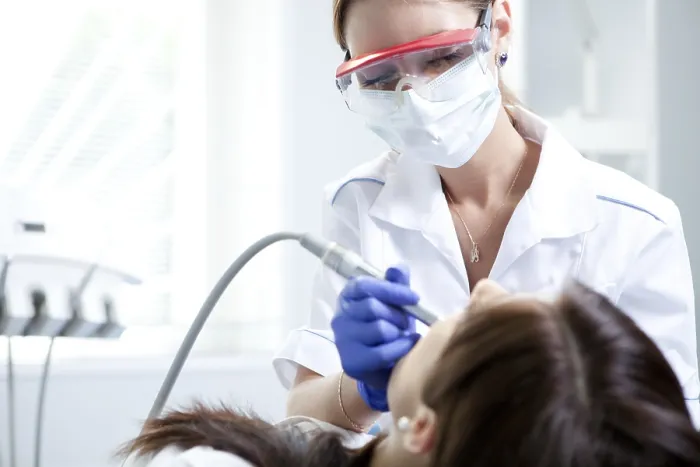 Framed Print : Dentist at Work Print Framed Print : Dentist at Work Print