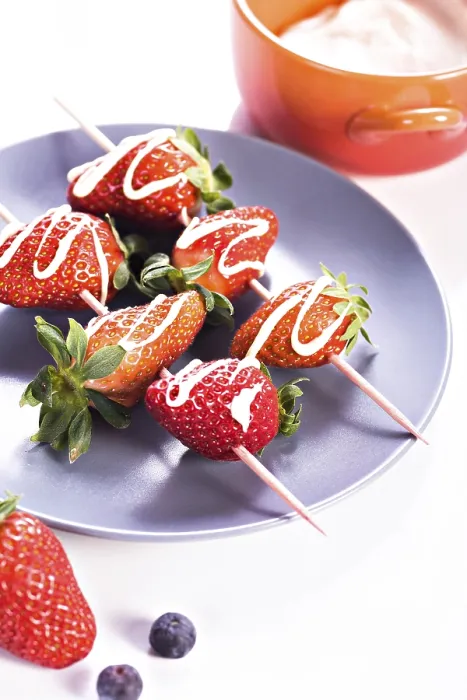 Framed Print : Strawberry Dessert Print Framed Print : Strawberry Dessert Print