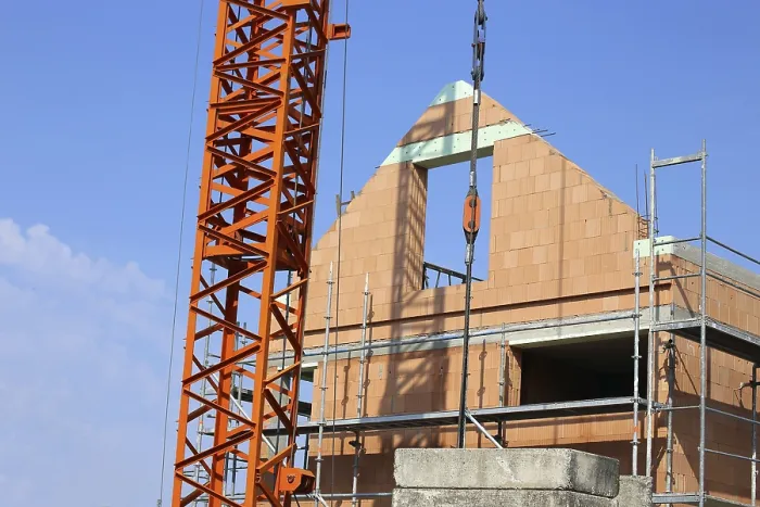 Framed Print : Detached House Under Construction Print Framed Print : Detached House Under Construction Print