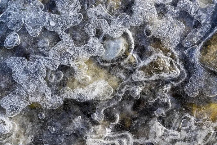 Framed Print : Details, Shapes and Structures of Ice Print Framed Print : Details, Shapes and Structures of Ice Print