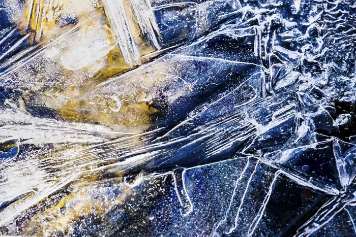 Framed Print : Details, shapes and structures of ice Print - Ice Crystals Framed Print : Details, shapes and structures of ice Print - Ice Crystals