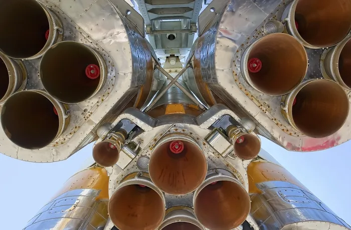 Framed Print : Details of Space Rocket Engine Print Framed Print : Details of Space Rocket Engine Print