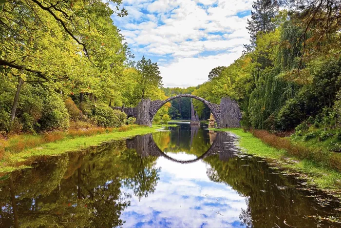 Framed Print : The Devil's Bridge Print: Basalt Columns on Rakots River, Germany Framed Print : The Devil's Bridge Print: Basalt Columns on Rakots River, Germany