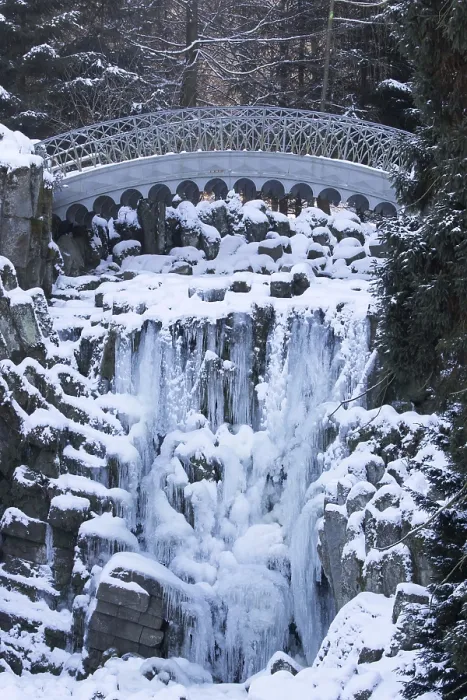 Framed Print : Devil's Bridge Winter Print, UNESCO World Heritage Site Framed Print : Devil's Bridge Winter Print, UNESCO World Heritage Site