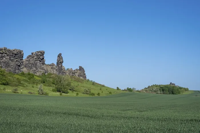 Framed Print : Devil's Wall Print, Königsstein, Saxony-Anhalt, Germany