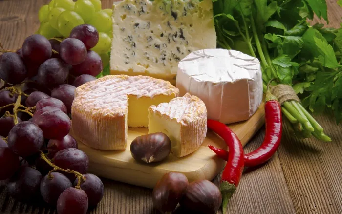 Framed Print : Cheese Types Print Collection Framed Print : Cheese Types Print Collection
