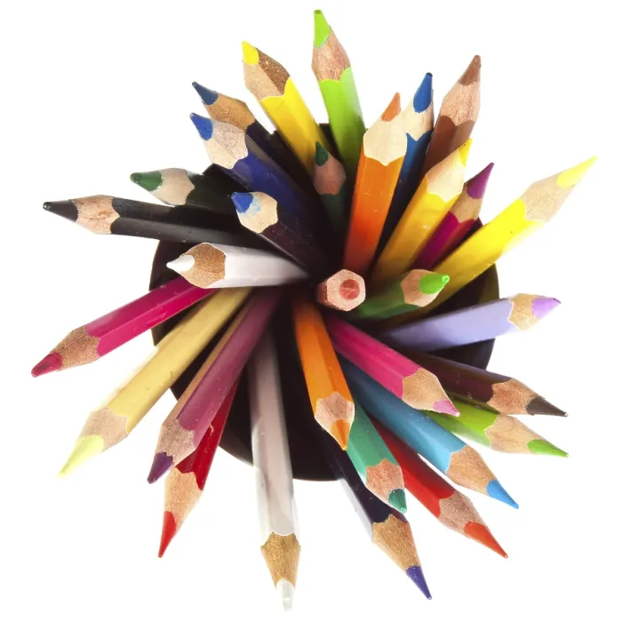Framed Print : Vibrant Colored Pencils Print Framed Print : Vibrant Colored Pencils Print