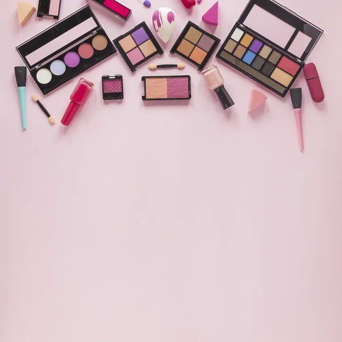 Framed Print : Different Eye Shadows with Nail Polish Print Framed Print : Different Eye Shadows with Nail Polish Print