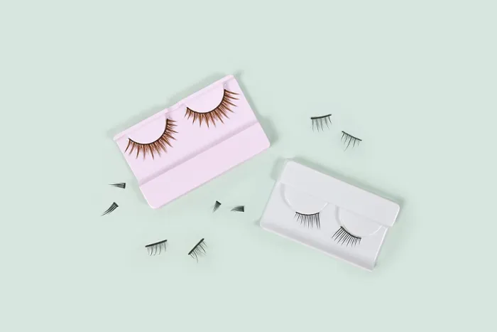 Framed Print : Mint Green Background False Lashes Print Framed Print : Mint Green Background False Lashes Print