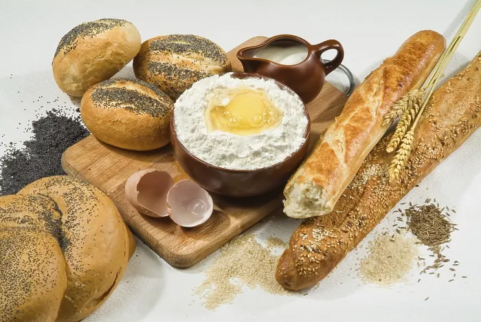 Framed Print : Studio Background Print of Various Breads Framed Print : Studio Background Print of Various Breads