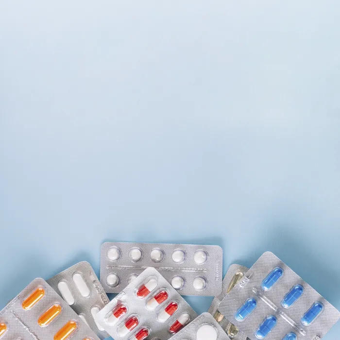Framed Print : Different Pills Packages Print Framed Print : Different Pills Packages Print