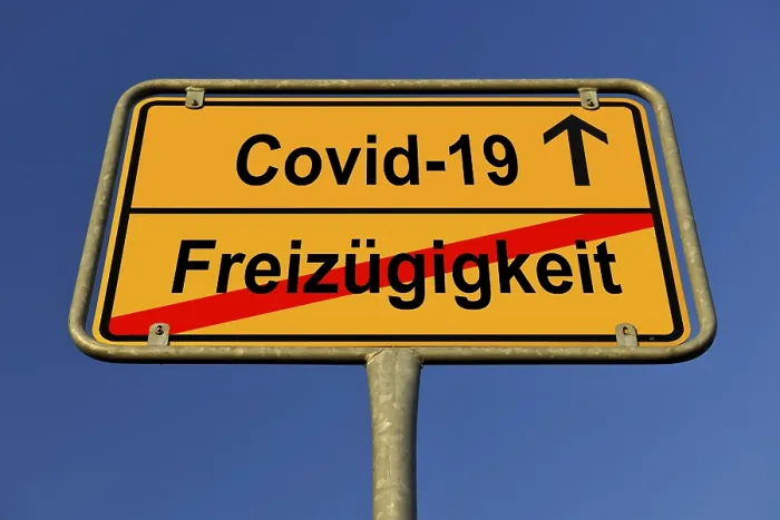 Framed Print : Digital Composing Print: Covid-19 in Germany Framed Print : Digital Composing Print: Covid-19 in Germany