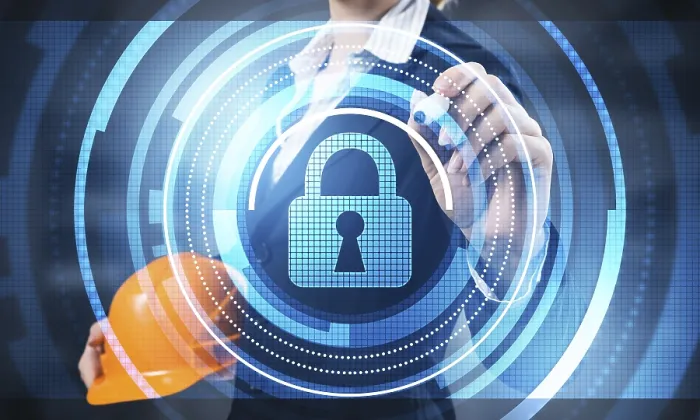 Framed Print : Digital Cybersecurity Print: Virtual Locking Mechanism Framed Print : Digital Cybersecurity Print: Virtual Locking Mechanism