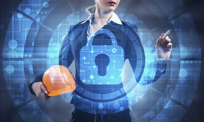 Framed Print : Digital Cybersecurity Print: Virtual Locking Mechanism Framed Print : Digital Cybersecurity Print: Virtual Locking Mechanism