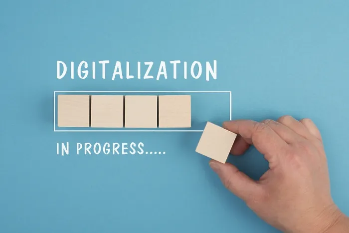 Framed Print : Digitalization in Progress: Print, AI and the Future of Work Framed Print : Digitalization in Progress: Print, AI and the Future of Work