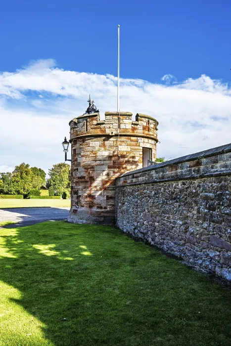 Framed Print : Dirleton Castle & Gardens Print, East Lothian, Scotland Framed Print : Dirleton Castle & Gardens Print, East Lothian, Scotland