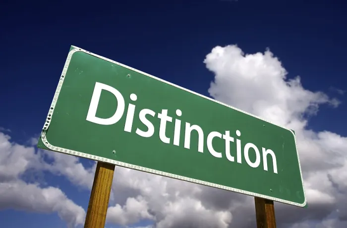 Framed Print : Distinction Road Sign Print with Dramatic Clouds Framed Print : Distinction Road Sign Print with Dramatic Clouds