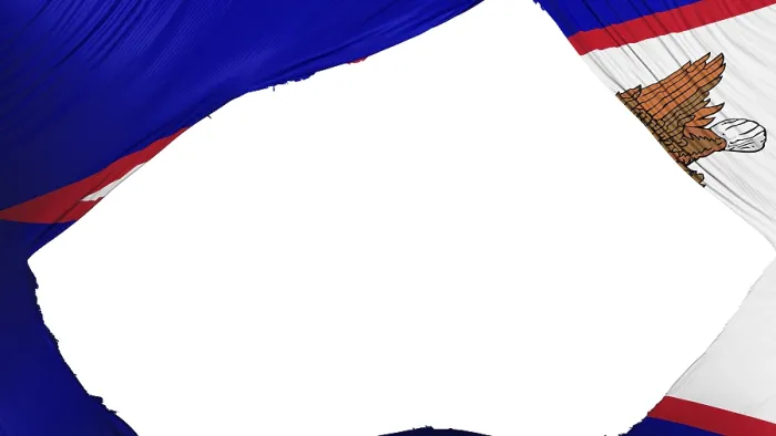 Framed Print : Divided American Samoa State Flag Print in 3D Rendering Framed Print : Divided American Samoa State Flag Print in 3D Rendering