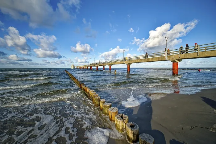 Framed Print : Diving Gondola at Zingst Pier Print, Germany Framed Print : Diving Gondola at Zingst Pier Print, Germany