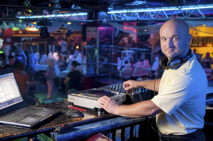 Framed Print : DJ Behind the Control Panel Vinyl Records Print Framed Print : DJ Behind the Control Panel Vinyl Records Print