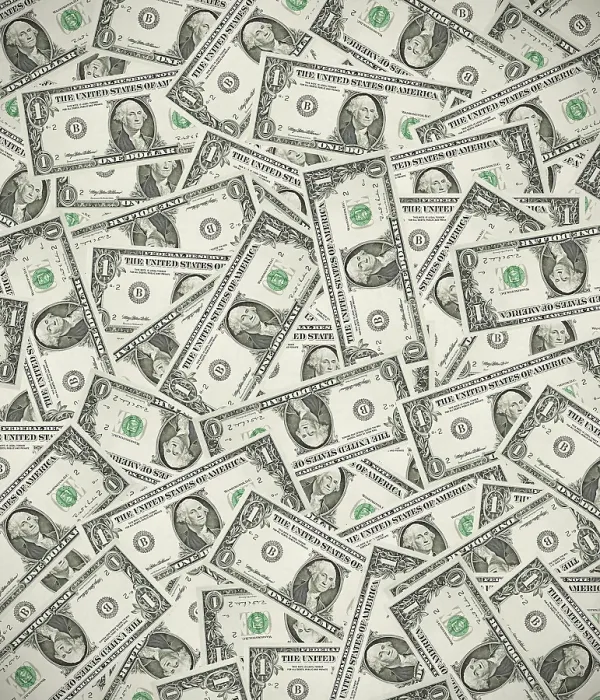 Framed Print : Large Format Print of US Dollar Bills Framed Print : Large Format Print of US Dollar Bills