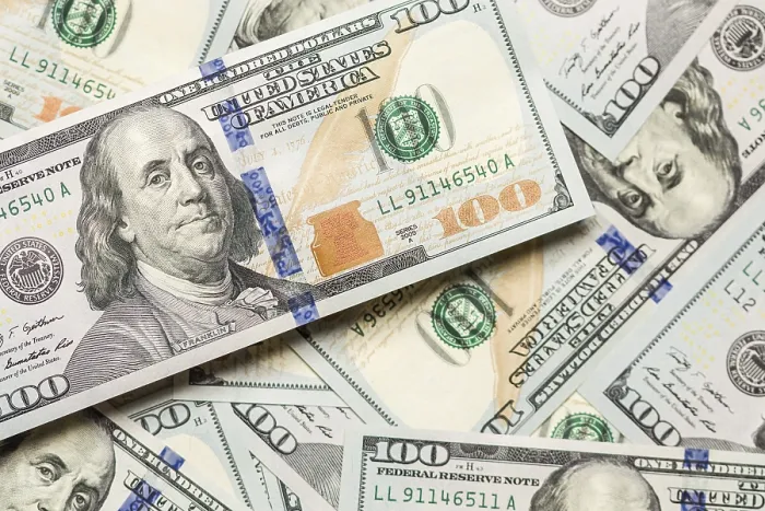 Framed Print : One Hundred Dollar Bills Print Framed Print : One Hundred Dollar Bills Print