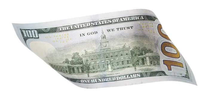 Framed Print : One Hundred Dollar Bill Print on Empty Background Framed Print : One Hundred Dollar Bill Print on Empty Background