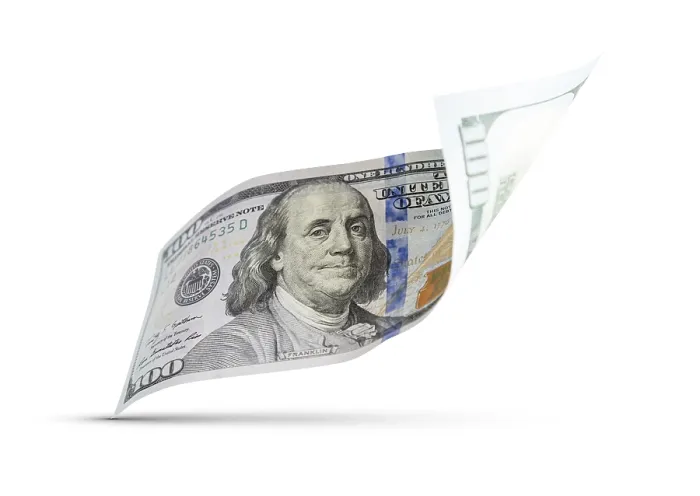 Framed Print : One Hundred Dollar Bill Print with Drop Shadow Framed Print : One Hundred Dollar Bill Print with Drop Shadow