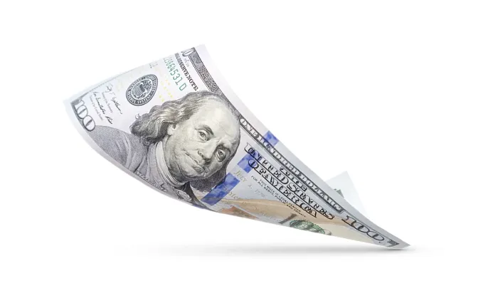 Framed Print : One Hundred Dollar Bill Print with Drop Shadow Framed Print : One Hundred Dollar Bill Print with Drop Shadow