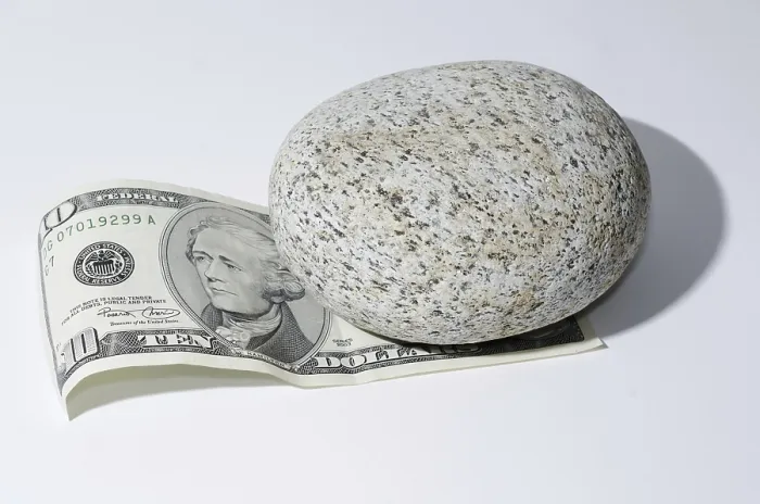 Framed Print : The Bill of Ten Dollar Lying Under a Stone Print Framed Print : The Bill of Ten Dollar Lying Under a Stone Print