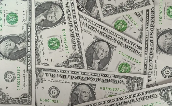 Framed Print : One Dollar US Currency Print Framed Print : One Dollar US Currency Print